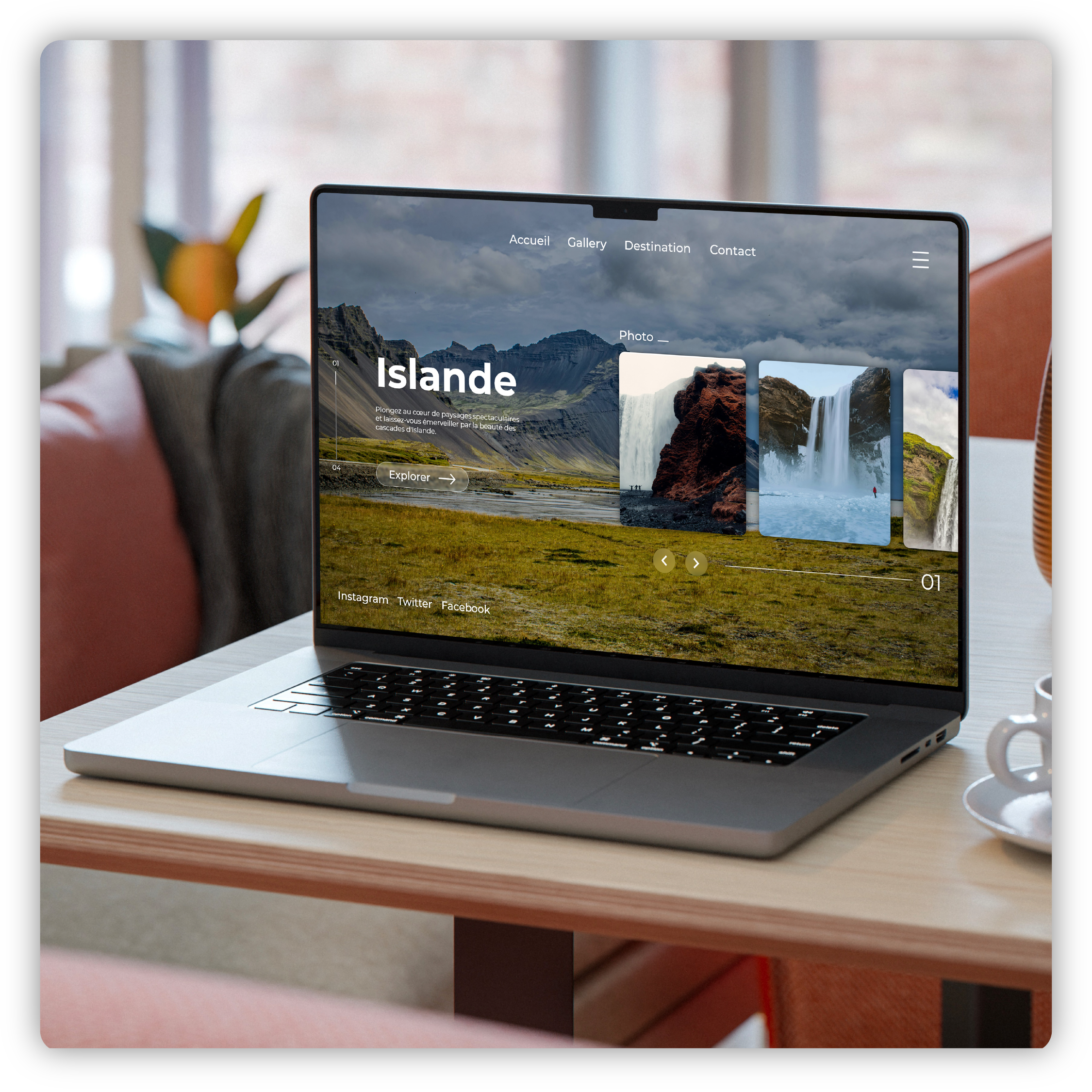 Mise en avant webdesign islande